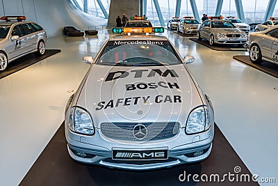 Official DTM Safery car Mercedes-Benz SLK32 AMG, 2002. Editorial Stock Photo