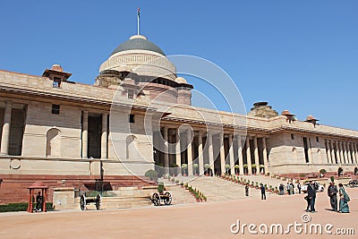 Official home - President of India Editorial Stock Photo