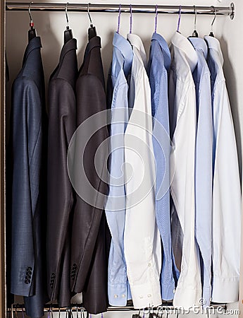 Official strict male clothes Stock Photo