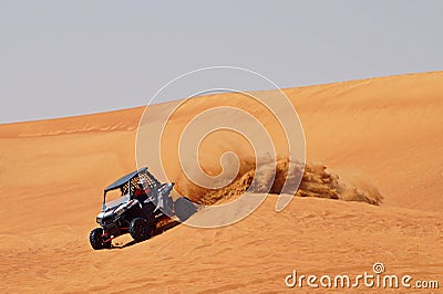 Offroad buggy in the desert Editorial Stock Photo