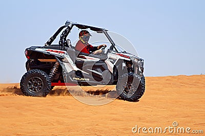 Offroad buggy in the desert Editorial Stock Photo