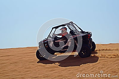 Offroad buggy in the desert Editorial Stock Photo