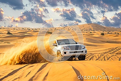 Offroad desert safari. Stock Photo