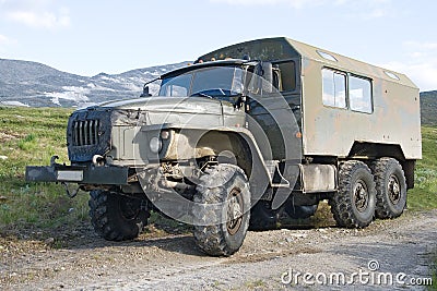 Offroad truck Ural Stock Photo