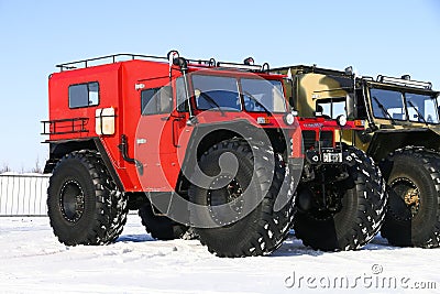 Offroad vehicle Olimp Editorial Stock Photo