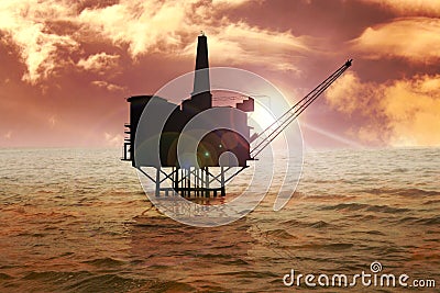 Offshore Stock Photo