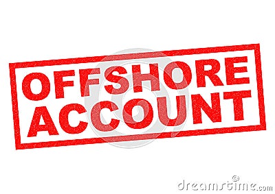 OFFSHORE ACCOUNT Stock Photo