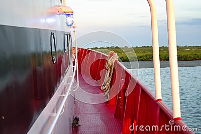 Offshore Crewboat Stock Photo