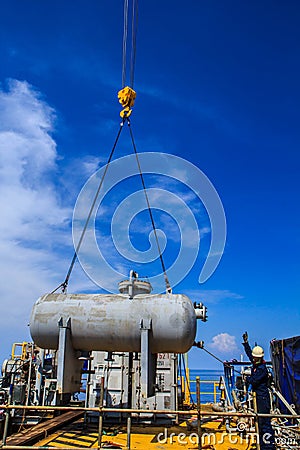 Offshore Industry oil and gas Editorial Stock Photo