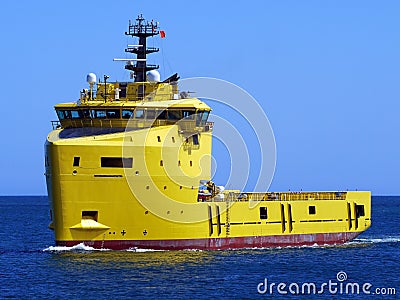 Offshore Supply Ship 15b Stock Photo
