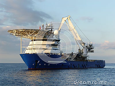 Offshore Support Vessel Editorial Stock Photo