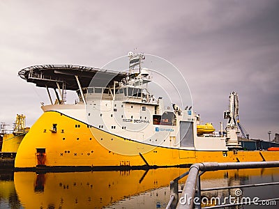 Offshore Vessel Standby Safety Ship Editorial Stock Photo