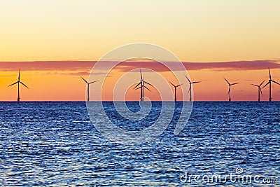 Offshore_wind_farm Stock Photo