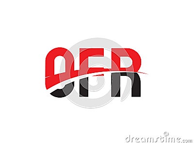 OFR Letter Initial Logo Design Vector Illustration Vector Illustration