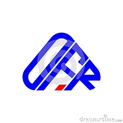 OFR letter logo creative design with vector graphic, OFR Vector Illustration