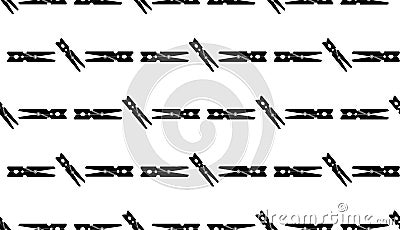 Clothes Peg Seamless Pattern, Clothespin Icon Design Vector Art Illustration isolated or white background Vector Illustration
