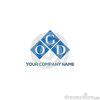 OGD letter logo design on WHITE background. OGD creative initials letter logo concept. OGD letter design.OGD letter logo design on Vector Illustration