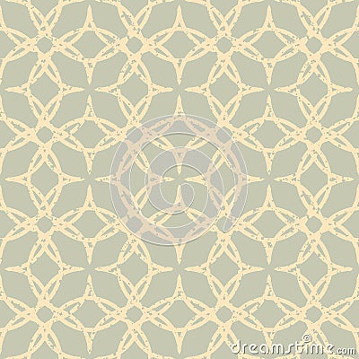 Ogee style seamless vector pattern background. Oriental medieval ornamentation with repeated rounded shapes . Pastel Vector Illustration
