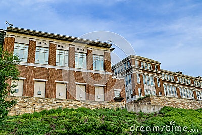 Oglebay Hall at West Virginia University Stock Photo