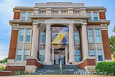 Oglebay Hall at West Virginia University Editorial Stock Photo