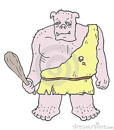 Ogre illustration Vector Illustration