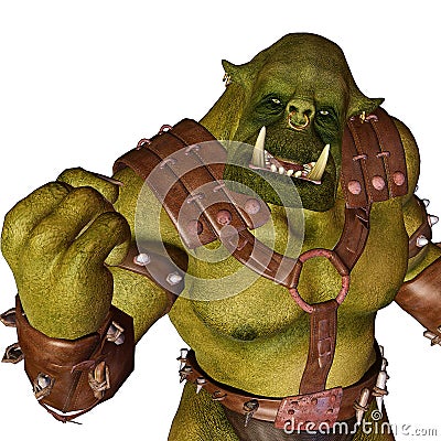Ogre - welcome to the war Stock Photo