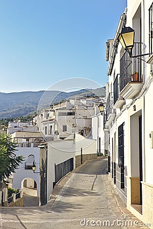 Village of Ohanes in Almeria. Andalusia. Stock Photo