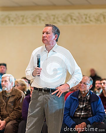 Ohio Governor John Kasich Editorial Stock Photo