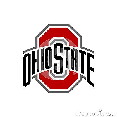 Ohio state logo editorial illustrative on white background Editorial Stock Photo