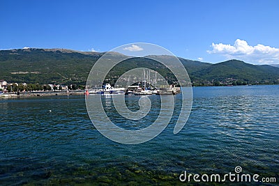 ohrid lake north macedonia Stock Photo