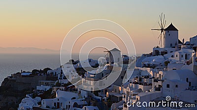 Oia Santorini Stock Photo