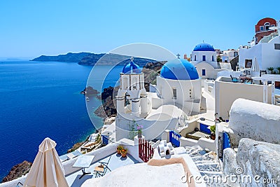 Oia, Santorini, Greece Stock Photo