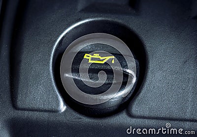 Oil cap Stock Photo