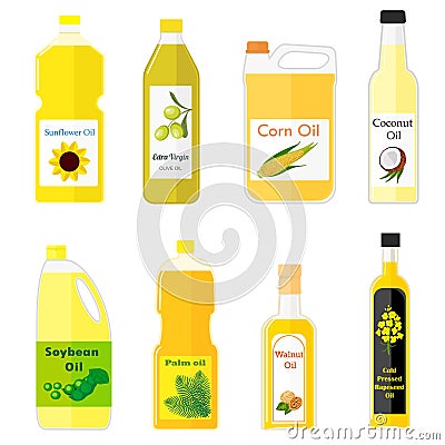 Oil for cooking Vector Illustration