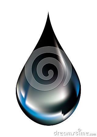 Oil drop Stock Photo