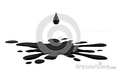 Oil Drop Stock Photo