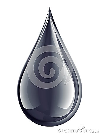 Oil droplet Stock Photo