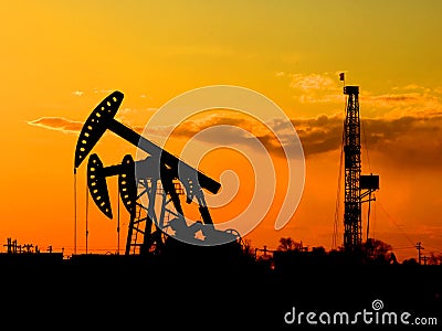 Oil and gas Stock Photo