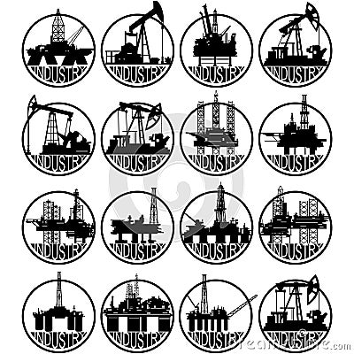 Oil industry Vector Illustration