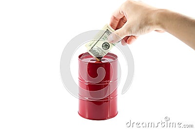 Oil Investment Stock Photo