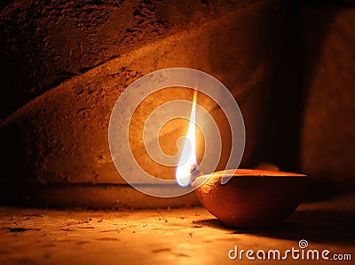 Oil lamp Stock Photo