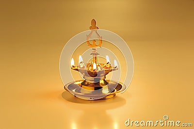 Oil lamp Stock Photo