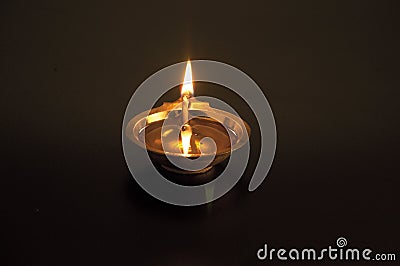 Oil lamp Stock Photo