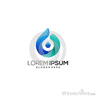 Oil logo icon new business company Vector Illustration