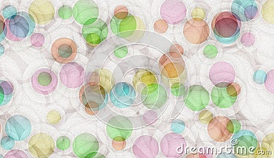 Oil paint classical abstract texture background.Various colored with random circle pattern background for multipurpose uses. Stock Photo