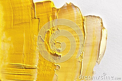 Oil paint smears, closeup Stock Photo