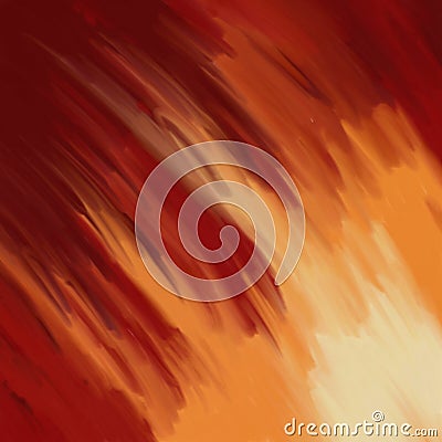 oil painting artistic pattern texture background - color fire red orange yellow Stock Photo