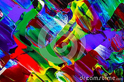 Oil painting abstraction, bright colors. Background. Stock Photo