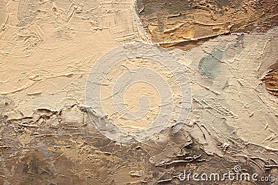 Oil Painting close up texture with brush strokes Stock Photo