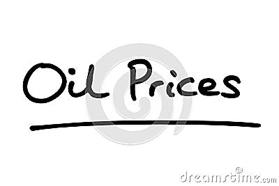 Oil Prices Stock Photo